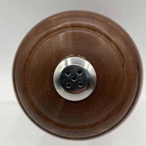 Olde Thompson Walnut Wood Vintage USA Salt Pepper Grinder Set 8.5" Tall Classic - Picture 14 of 16